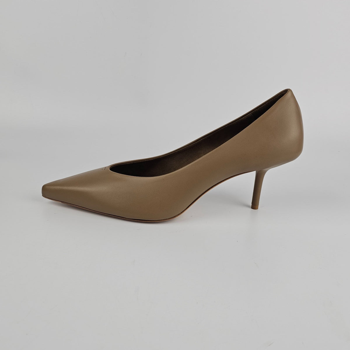 MAX MARA Beige Leather Heeled Pumps New & Authentic