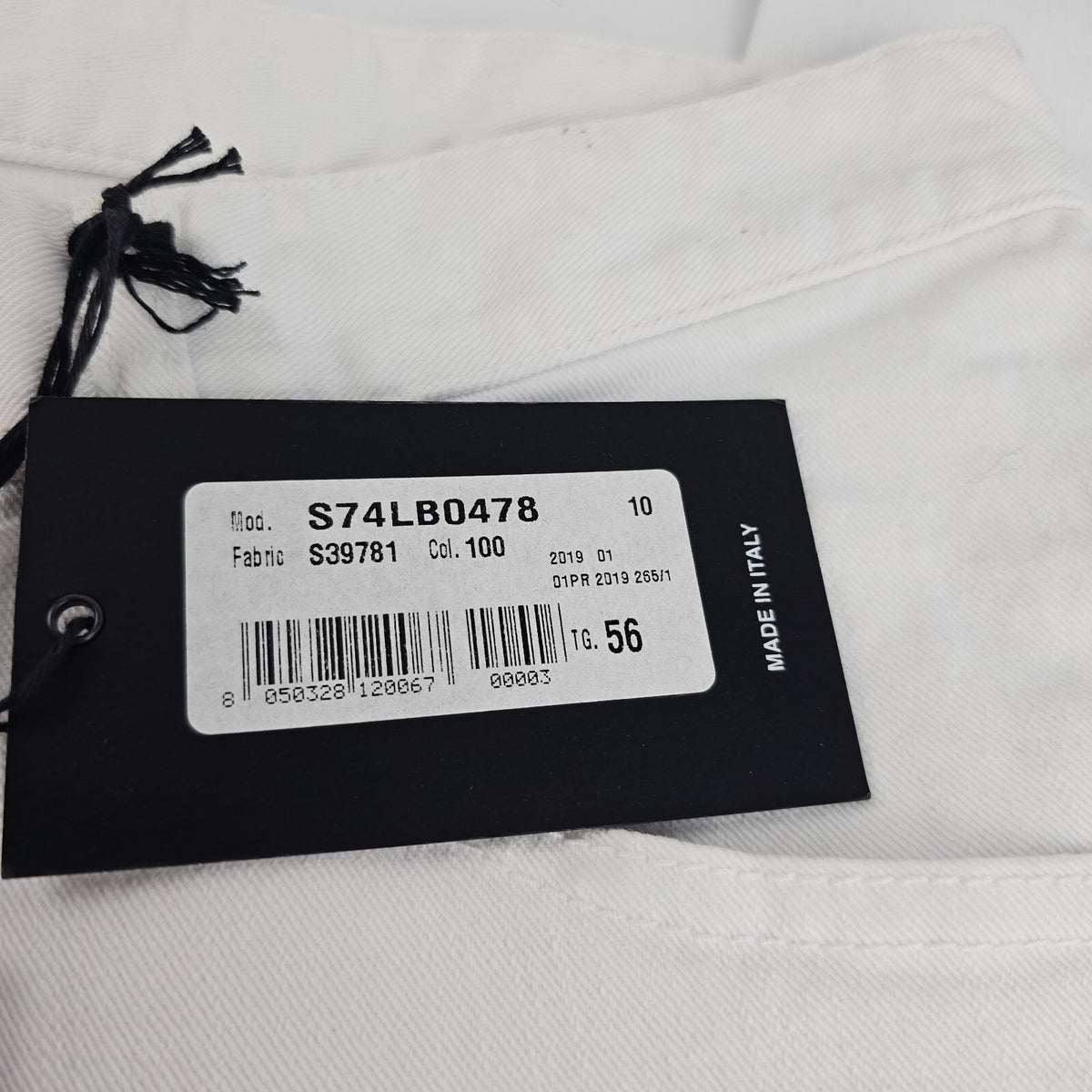 DSQUARED2 White Jeans Size IT56 New