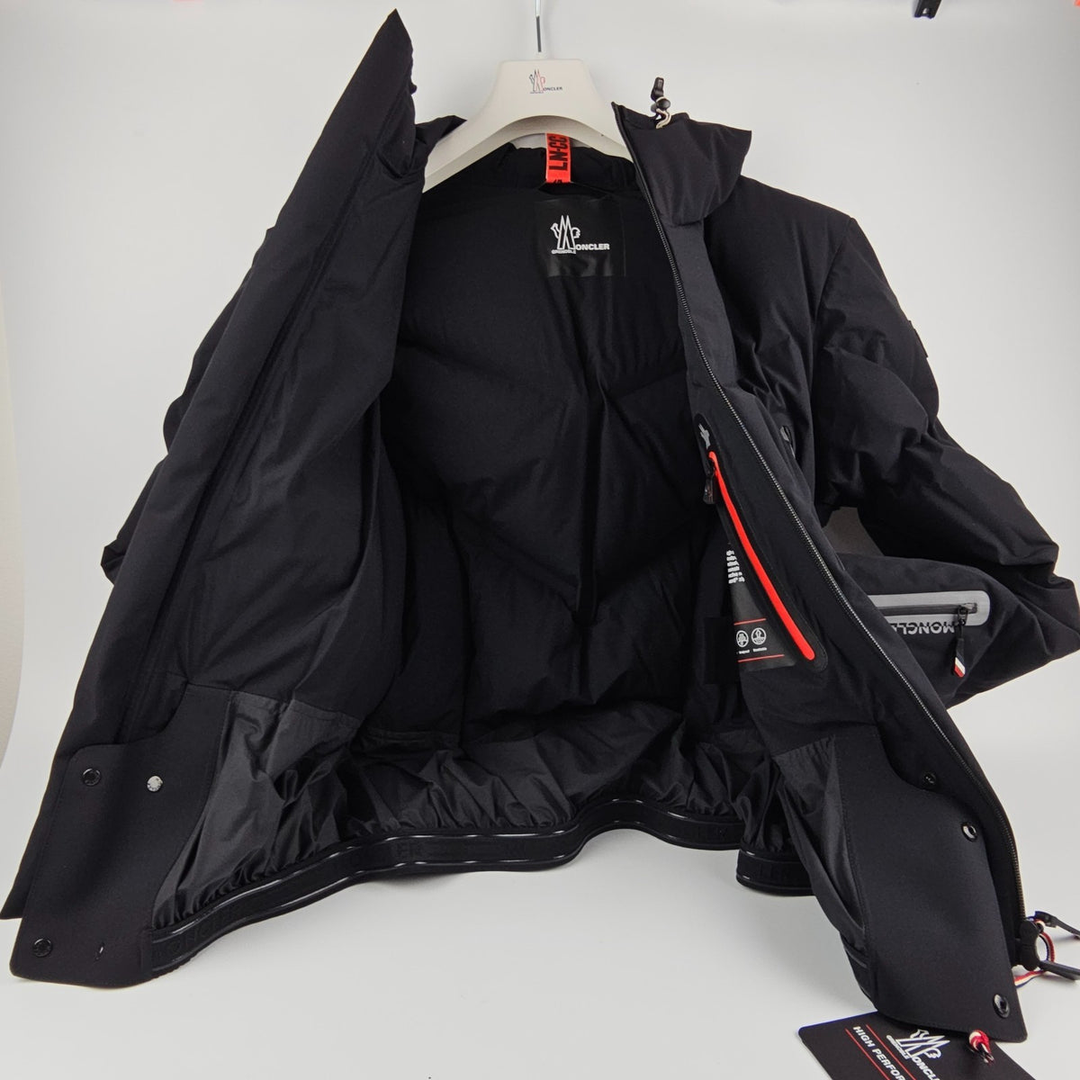MONCLER GRENOBLE Angren $3030 Men's Black Ski Jacket New