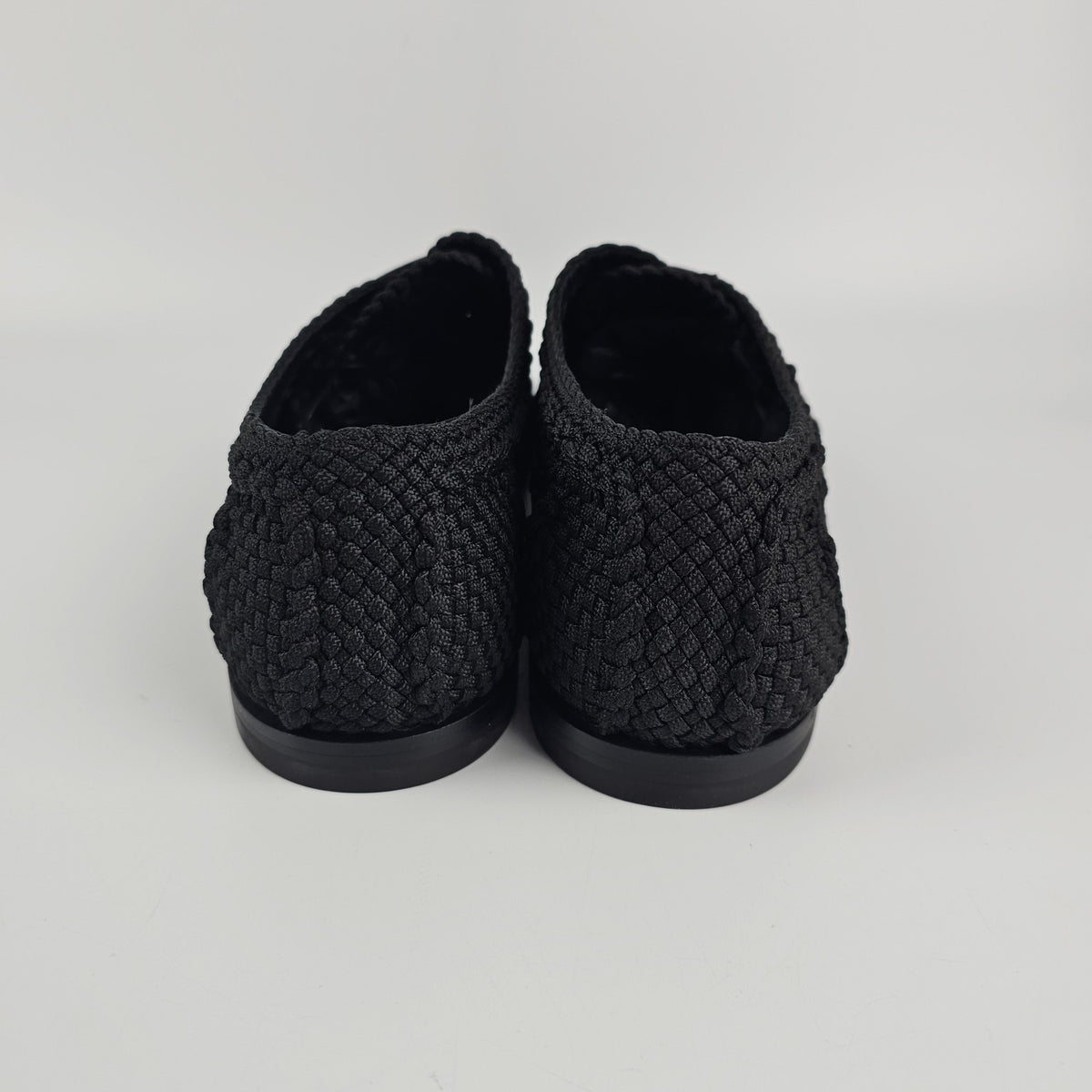 DOLCE&GABBANA Black Crochet Lace-up Shoes New & Authentic
